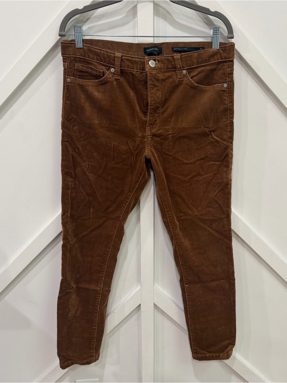 Banana Republic Women's Brown Skinny Corduroy Pants